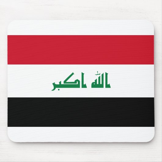 Tapis De Souris Drapeau Iraq (Devant)