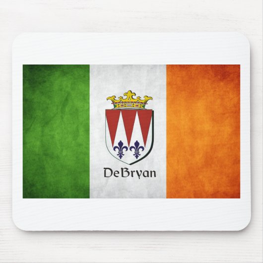 Tapis De Souris Drapeau irlandais DeBryan (Devant)