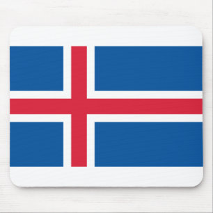 Tapis De Souris Drapeau Islande