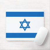 Tapis De Souris Drapeau israélien Mousepad (Avec souris)