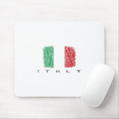 Tapis De Souris Drapeau Italia (Avec souris)