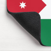Tapis De Souris Drapeau Jordanie (Coin)