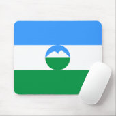 Tapis De Souris Drapeau Kabardino Balkaria (Avec souris)