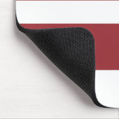 Tapis De Souris Drapeau Lettonie (Coin)