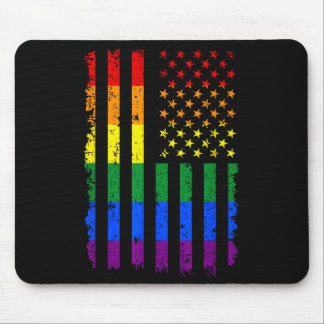 Tapis De Souris Drapeau LGBT Mois de la fierté gay Transgenre