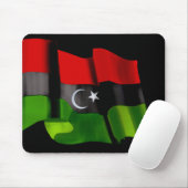 Tapis De Souris Drapeau libyen de drapeau de monarchie de (Avec souris)
