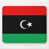 Tapis De Souris Drapeau libyen Mousepad (Devant)