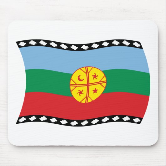 Tapis de souris Drapeau Mapuches (Devant)