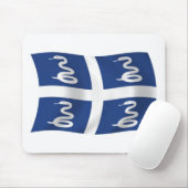 Tapis De Souris Drapeau martiniquais Mousepad (Avec souris)