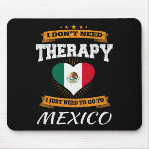 Tapis De Souris Drapeau Mexicain I Drapeau Mexique I Vacances Mexi