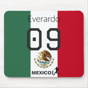 Tapis De Souris Drapeau Mexicain Kick de Bureau Personnalisé