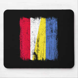 Tapis De Souris Drapeau moitié Pologne Ukraine Patrimoine polonais
