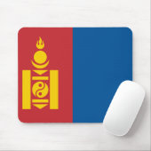 Tapis De Souris Drapeau mongol (Avec souris)