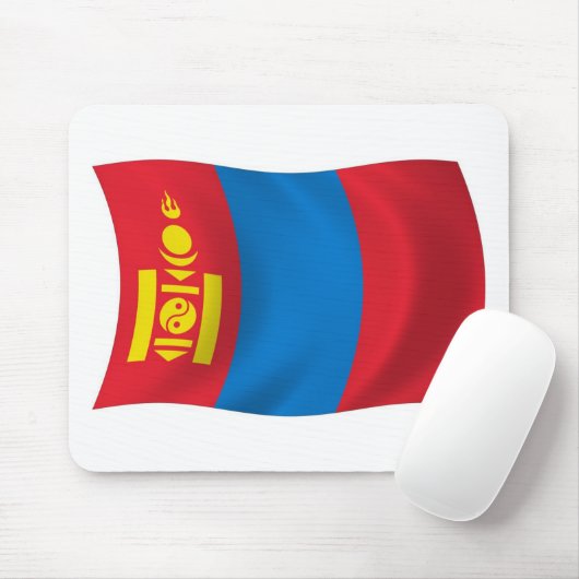 Tapis De Souris Drapeau mongol Mousepad (Avec souris)