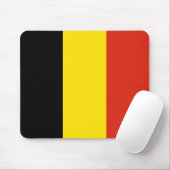 Tapis De Souris Drapeau Mousepad de la Belgique (Avec souris)