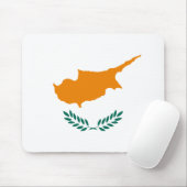 Tapis De Souris Drapeau Mousepad de la Chypre (Avec souris)