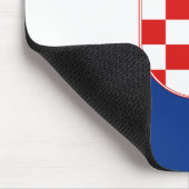 Tapis De Souris Drapeau Mousepad de la Croatie (Coin)