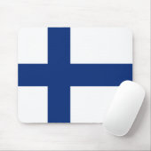 Tapis De Souris Drapeau Mousepad de la Finlande (Avec souris)