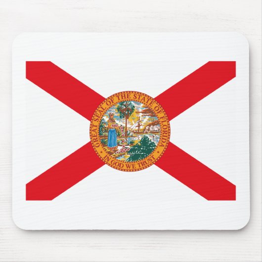 Tapis De Souris Drapeau Mousepad de la Floride (Devant)