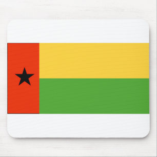 Tapis De Souris Drapeau Mousepad de la Guinée-Bissau