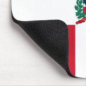 Tapis De Souris Drapeau Mousepad de la République Dominicaine (Coin)