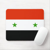 Tapis De Souris Drapeau Mousepad de la Syrie (Avec souris)