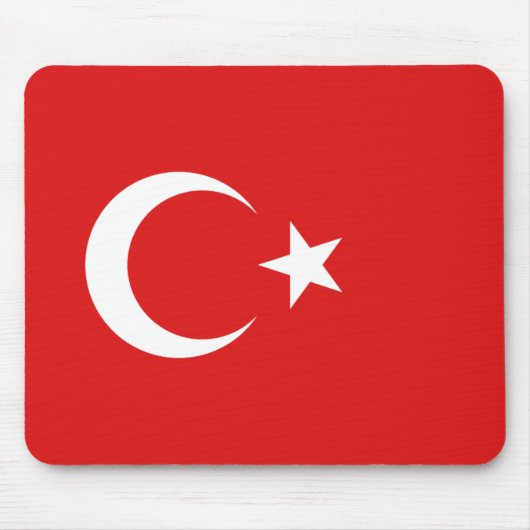 Tapis De Souris Drapeau Mousepad de la Turquie (Devant)