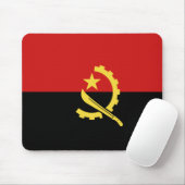 Tapis De Souris Drapeau Mousepad de l'Angola (Avec souris)