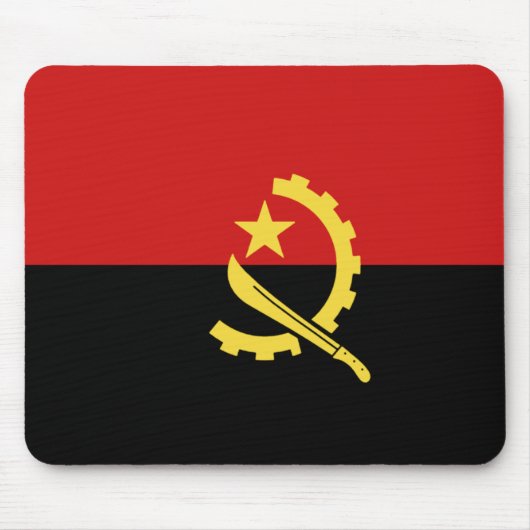 Tapis De Souris Drapeau Mousepad de l'Angola (Devant)