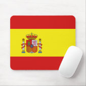 Tapis De Souris Drapeau Mousepad de l'Espagne (Avec souris)