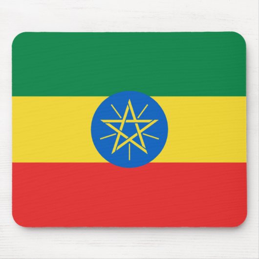 Tapis De Souris Drapeau Mousepad de l'Ethiopie (Devant)