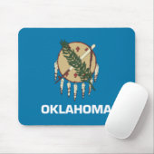 Tapis De Souris Drapeau Mousepad de l'Oklahoma (Avec souris)