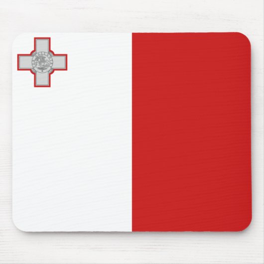 Tapis De Souris Drapeau Mousepad de Malte (Devant)