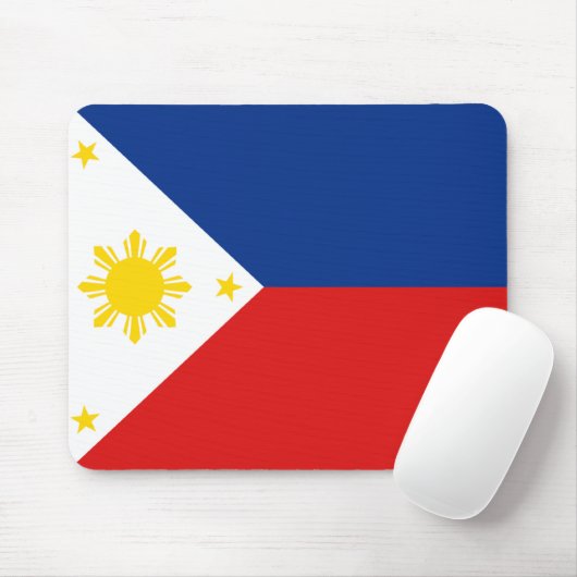 Tapis De Souris Drapeau Mousepad de Philippines (Avec souris)