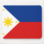 Tapis De Souris Drapeau Mousepad de Philippines (Devant)