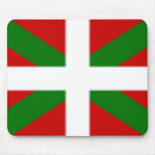 Tapis De Souris Drapeau Mousepad de région Basque (Devant)