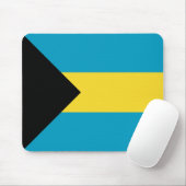 Tapis De Souris Drapeau Mousepad des Bahamas (Avec souris)