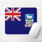 Tapis De Souris Drapeau Mousepad des Îles Falkland (Avec souris)