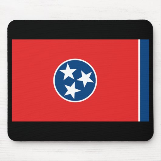 Tapis De Souris Drapeau Mousepad d'état du Tennessee (Devant)