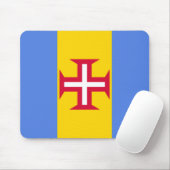 Tapis De Souris Drapeau Mousepad d'îles de la Madère (Avec souris)