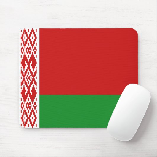 Tapis De Souris Drapeau Mousepad du Belarus (Avec souris)