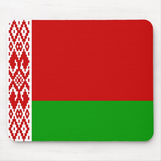 Tapis De Souris Drapeau Mousepad du Belarus (Devant)