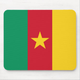 Tapis De Souris Drapeau Mousepad du Cameroun