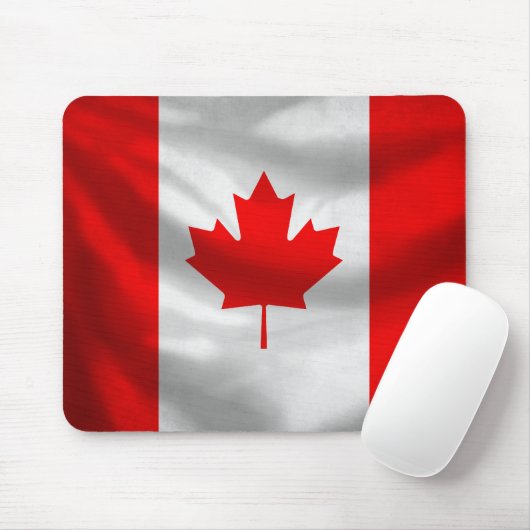 Tapis De Souris Drapeau Mousepad du Canada (Avec souris)