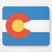 Tapis De Souris Drapeau Mousepad du Colorado (Devant)