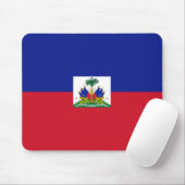 Tapis De Souris Drapeau Mousepad du Haïti (Avec souris)