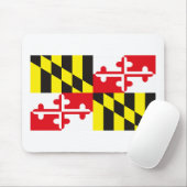 Tapis De Souris Drapeau Mousepad du Maryland (Avec souris)