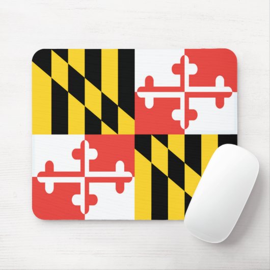 Tapis De Souris Drapeau Mousepad du Maryland (Avec souris)