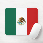 Tapis De Souris Drapeau Mousepad du Mexique (Avec souris)