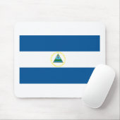 Tapis De Souris Drapeau Mousepad du Nicaragua (Avec souris)